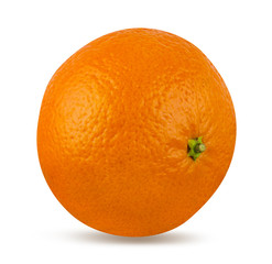 Orange isolated on white background with clipping path