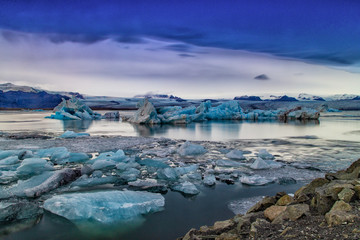 Obraz premium Jökulsárlón Glacier Lagoon