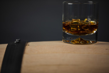 whiskey on rocks