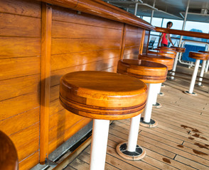 Bar wooden chairs