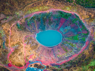 Obraz na płótnie Canvas Kerid crater