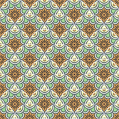 Vintage floral seamless pattern