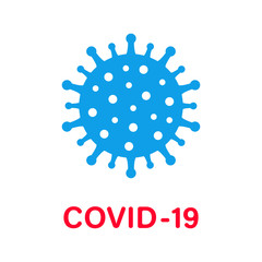 2019-nCoV, Coronavirus, Bacteria Cell,  Novel Coronavirus Bacteria. Vector illustration.
