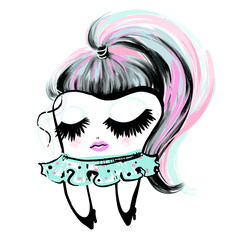 Cute tooth girl 1