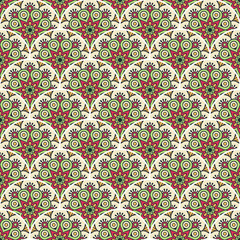 Vintage floral seamless pattern