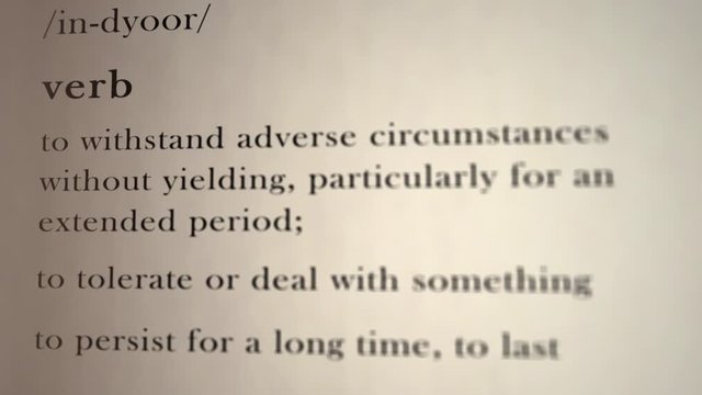 Endure Definition