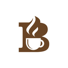 Letter B Coffee Shop and Cafe Restaurant Logo Vector Design © HendraGuns11