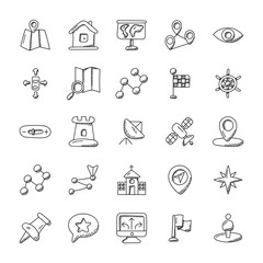  Creatively Designed Icons Of Navigation And Mapping
