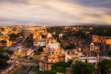 Fototapeta na wymiar A beautiful view of Rome