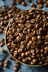 Dry Organic Espresso Coffee Beans