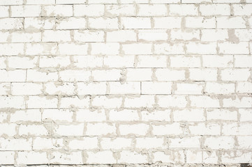 Obraz premium Closeup of the wall made with white airbricks