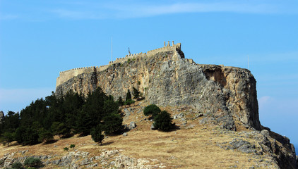 Ancient city on the cliff