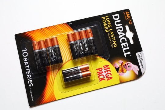 LVIV, UKRAINE - March 30, 2020: Duracell AAA batteries in a box Stock Photo  | Adobe Stock
