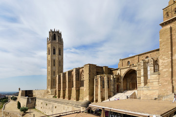 Fototapeta premium Cathedral of LLeida, La Seu Vella, LLeida, Catalonia, Spain