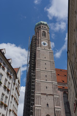 Türme der Frauenkirche in München (Liebfrauendom)