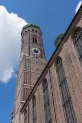 Türme der Frauenkirche in München (Liebfrauendom)