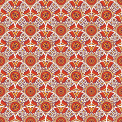 Fototapeta premium Vintage floral seamless pattern