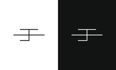 Letter EF Logo design concept template for business - obrazy, fototapety, plakaty