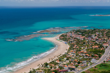 Porto de Galinhas Beach, Ipojuca, near Recife, Pernambuco, Brazil on March 1, 2014.