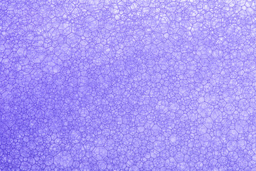 Macro close up of soap bubbles look like scientific image of cell and cell membrane 