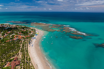 Porto de Galinhas Beach, Ipojuca, near Recife, Pernambuco, Brazil on March 1, 2014.