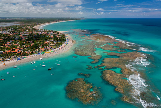 Porto de Galinhas Beach, Ipojuca, near Recife, Pernambuco, Brazil on March 1, 2014.
