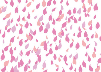 桜をモチーフにデザインした背景素材