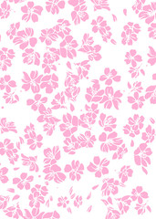 桜をモチーフにデザインした背景素材