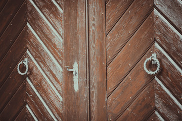 Fototapeta premium eine alte Holztür