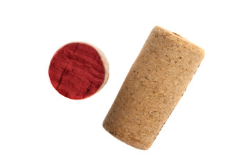 wine cork isolated