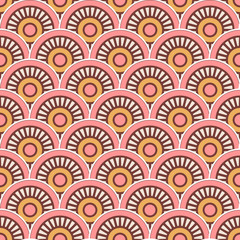 Vintage floral seamless pattern