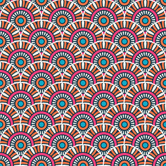 Vintage floral seamless pattern