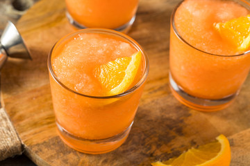 Homemade Frozen Aperol Spritz Slushy