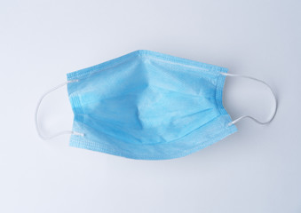 Doctor mask and corona virus protection isolated on a white background