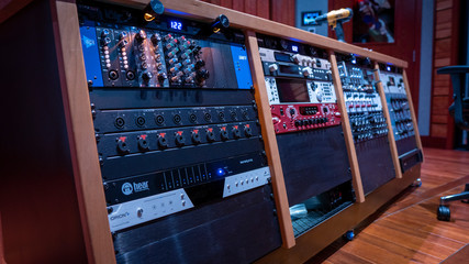 Music studio console
