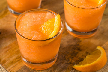 Homemade Frozen Aperol Spritz Slushy