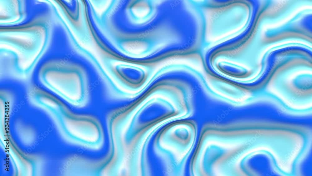 Poster liquid paint looping animated background. fluid flowing wavy texture, 3d render dynamic wallpaper. s