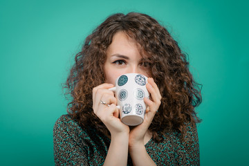 Woman with cup