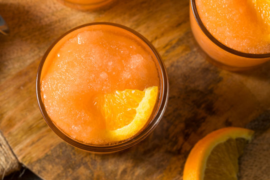 Homemade Frozen Aperol Spritz Slushy