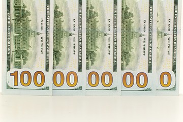 one billion dollars on a white wall