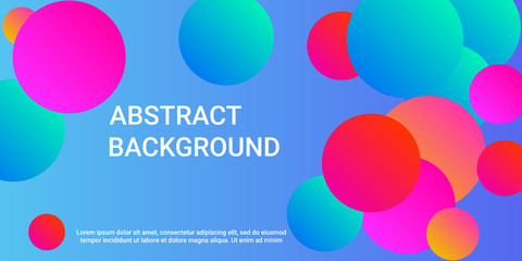 Trendy gradients of balls shapes.