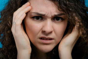 Headache woman
