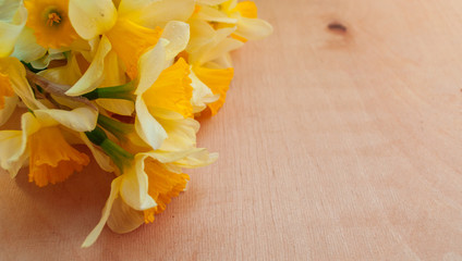 bouquet of yellow daffodils