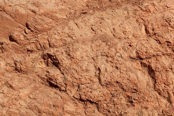 The surface of a laterite soil