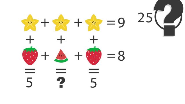 Counting games for children and adults. Educational math game. Result. Crossword puzzle for social networking. A riddle with numbers.