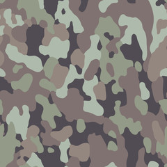 Fototapeta premium Сamo seamless pattern vector illustration