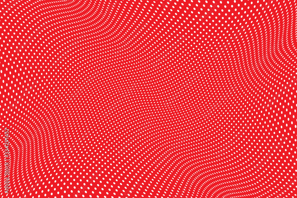 Poster abstract background with dots and circles.