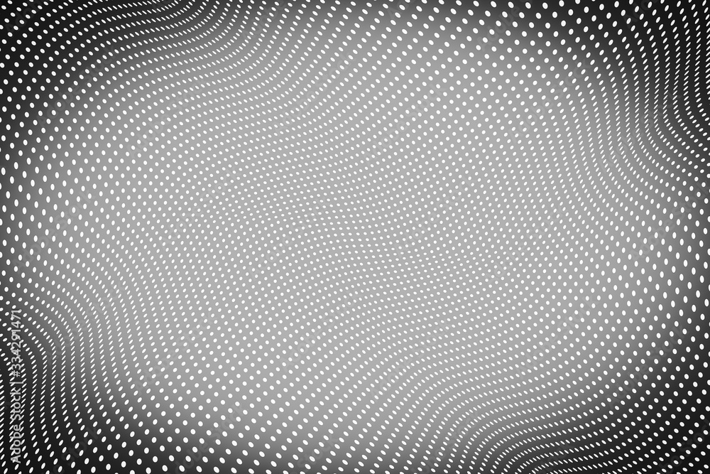 Poster abstract background with dots and circles.