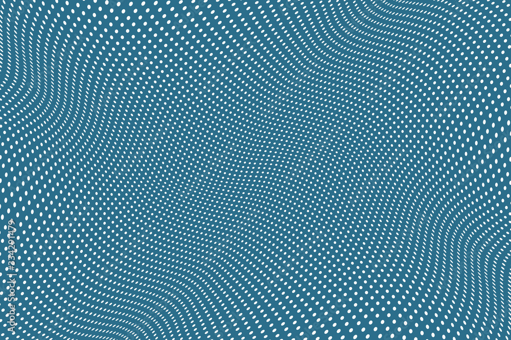 Poster abstract background with dots and circles.