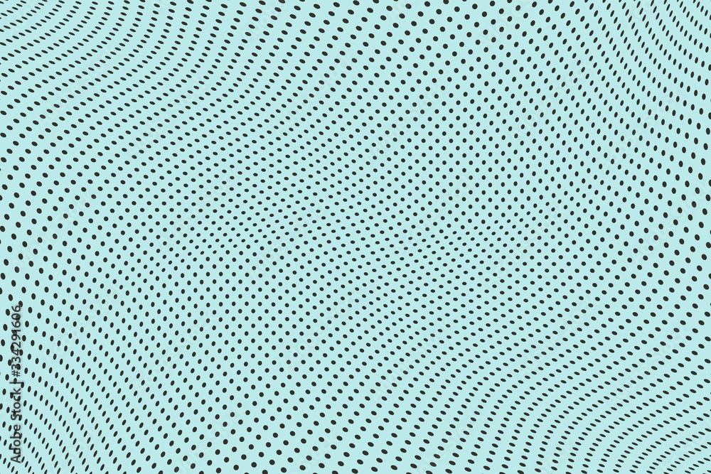 Poster abstract background with dots and circles.